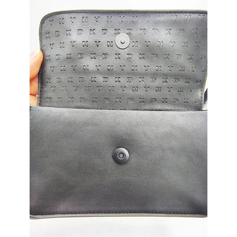 Belt Bag DKNY Black Women Accessory Loops Waist Pack 6.5 Inch Athleisure - Picture 8 of 14